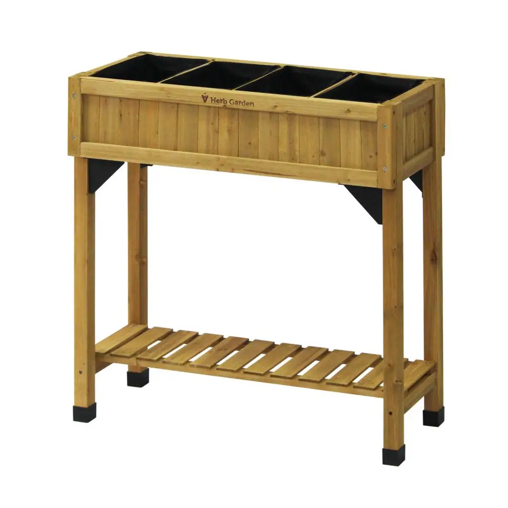 Herb Planter 4 Pockets [Natural]